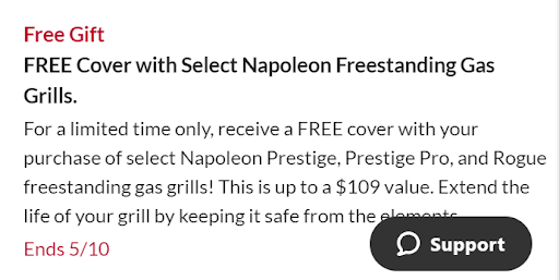 BBQ Guys Free Gift in Product Description